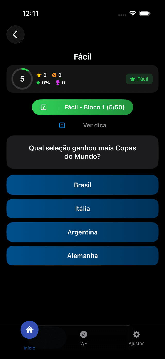 Football One Quiz Screenshot 1