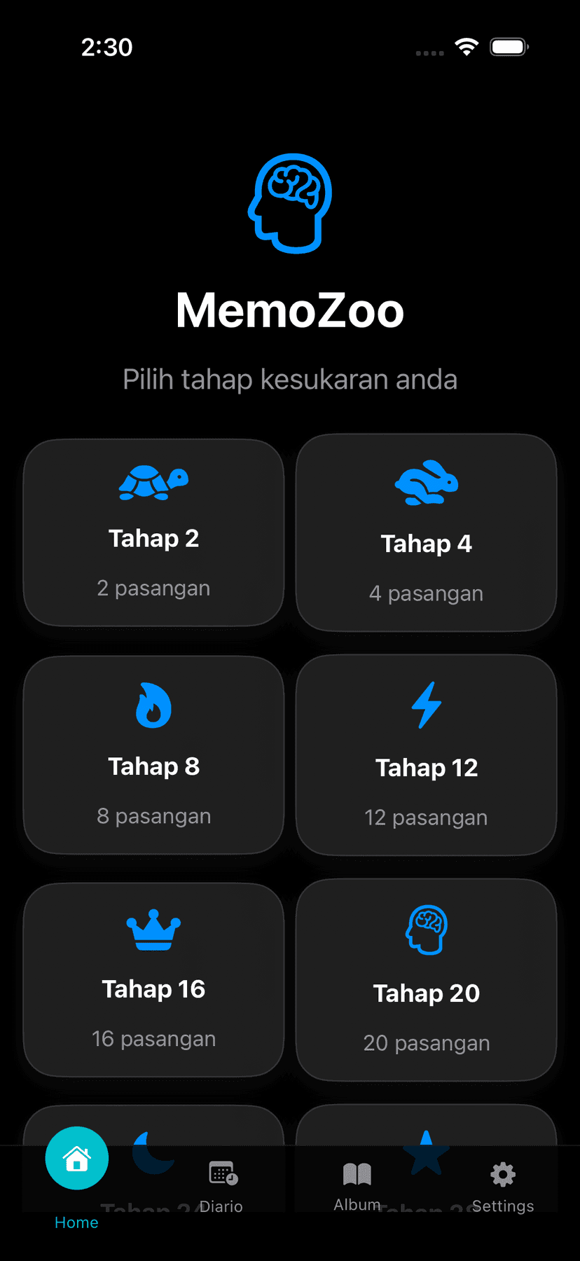MemoZoo App Screenshot