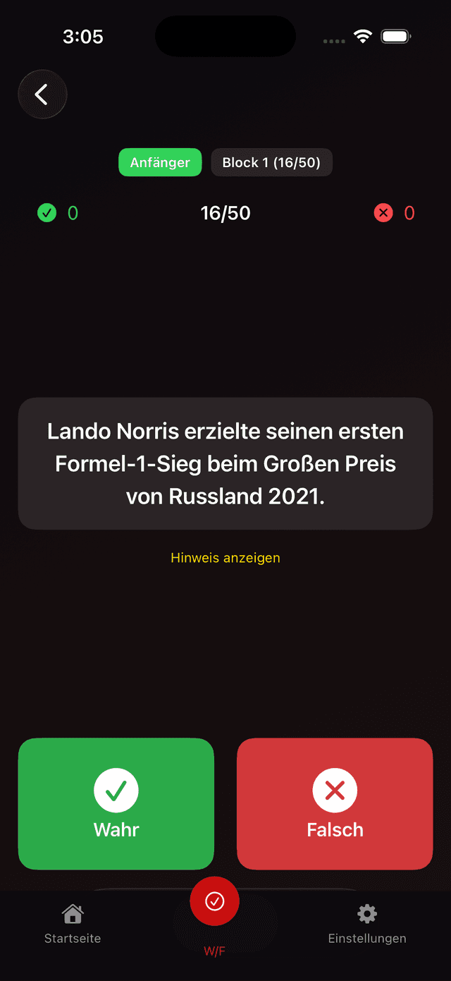 Formula One Trivia Screenshot 4