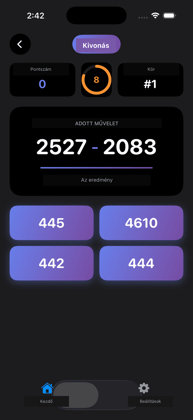 Trivia Math Uno Screenshot 2