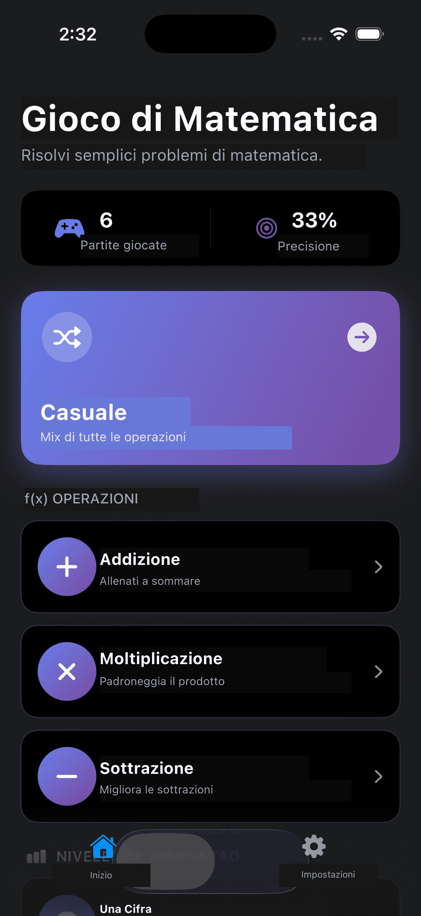 TriviaMathUno App Screenshot