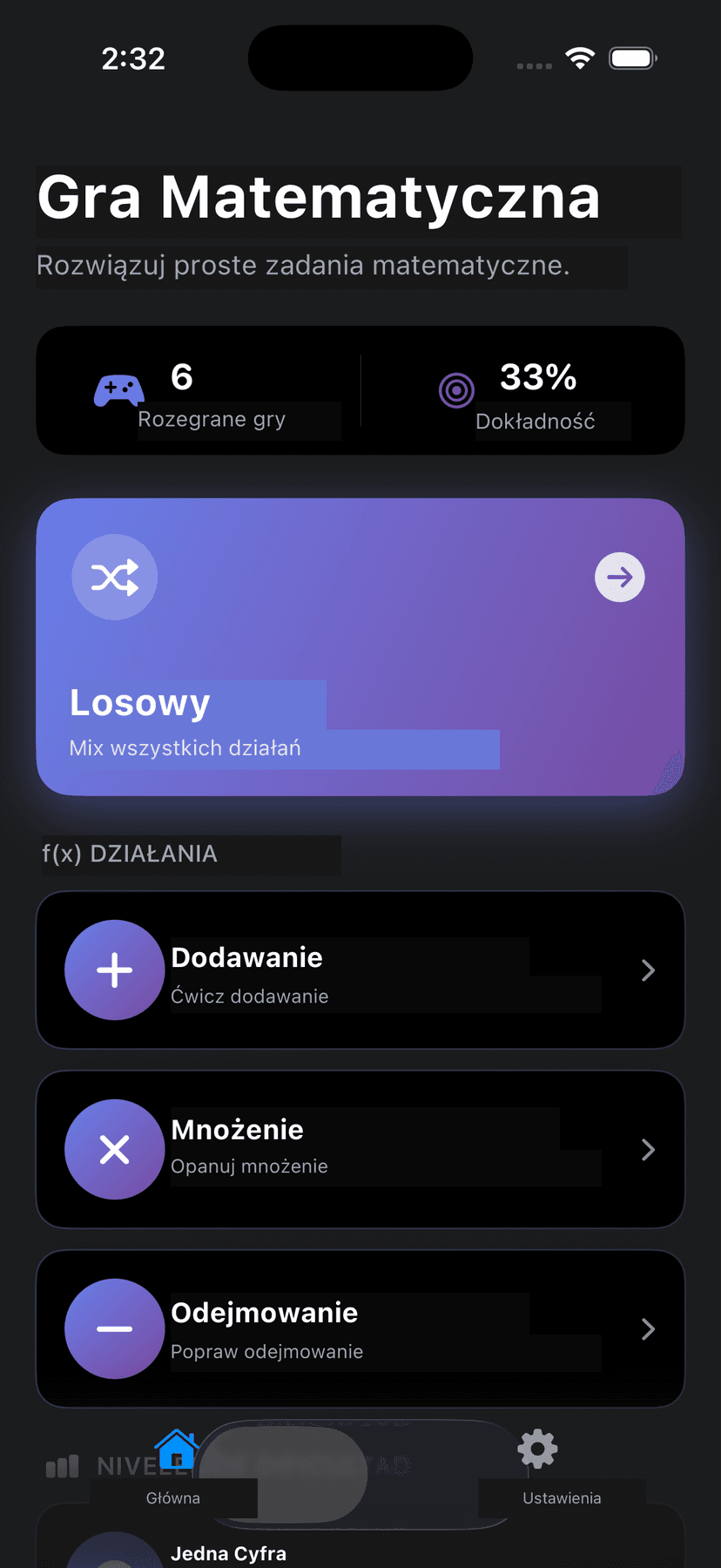TriviaMathUno App Screenshot