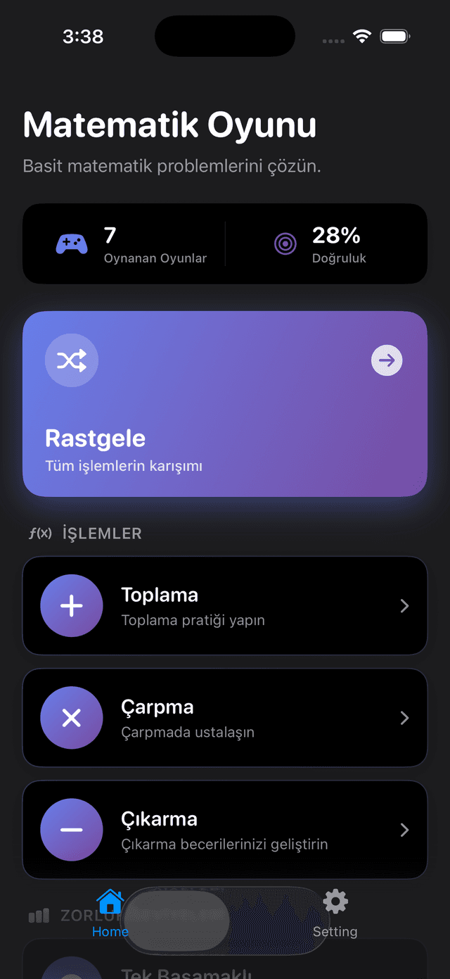 Trivia Math Uno Screenshot 1
