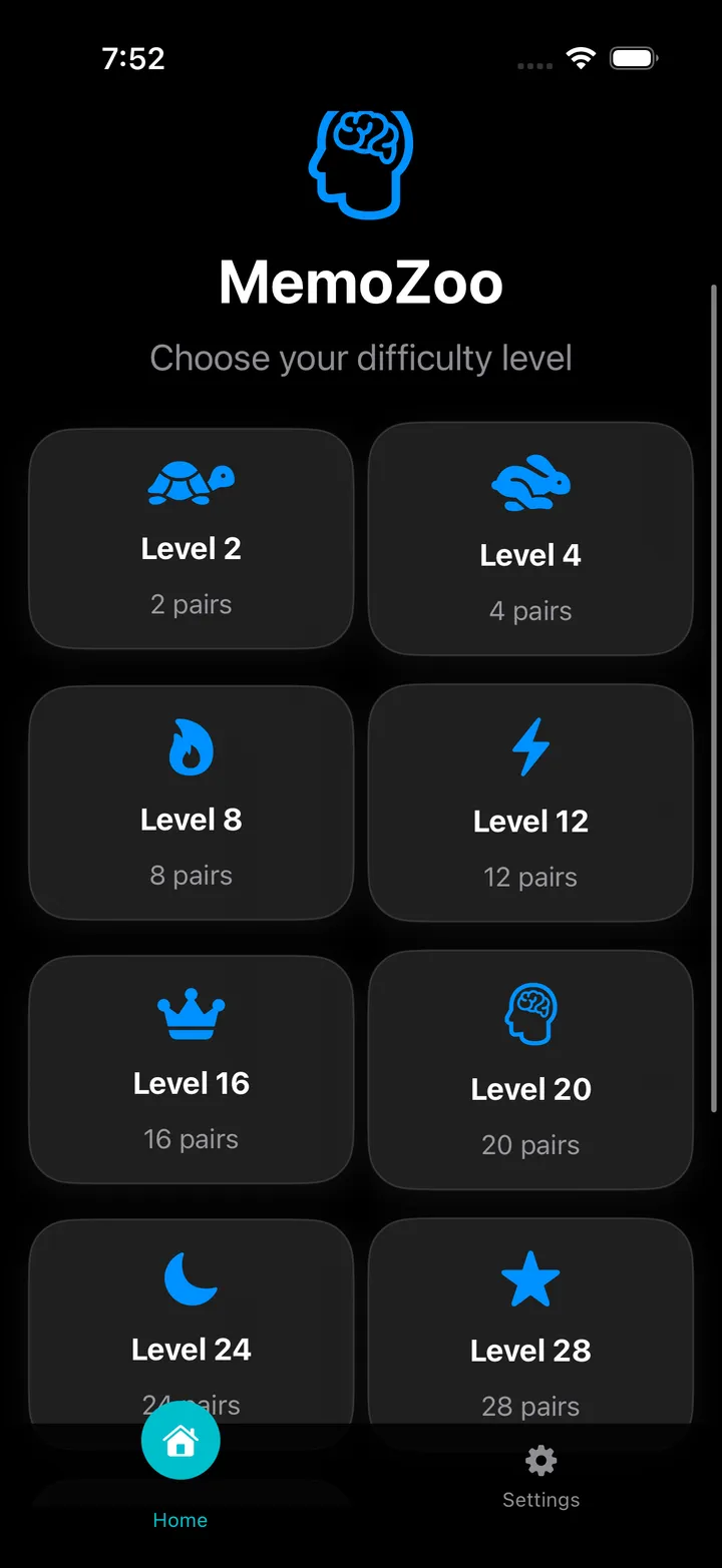 MemoZoo App Screenshot