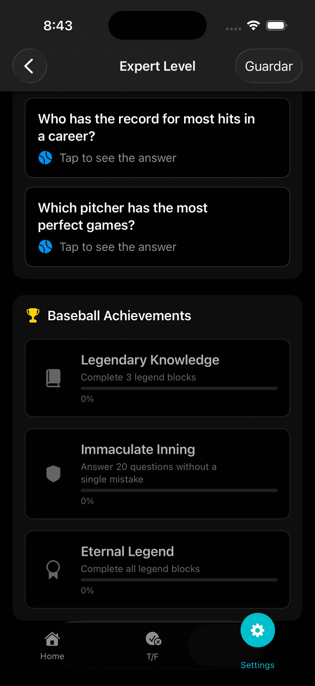 Baseball Trivia One Screenshot 13
