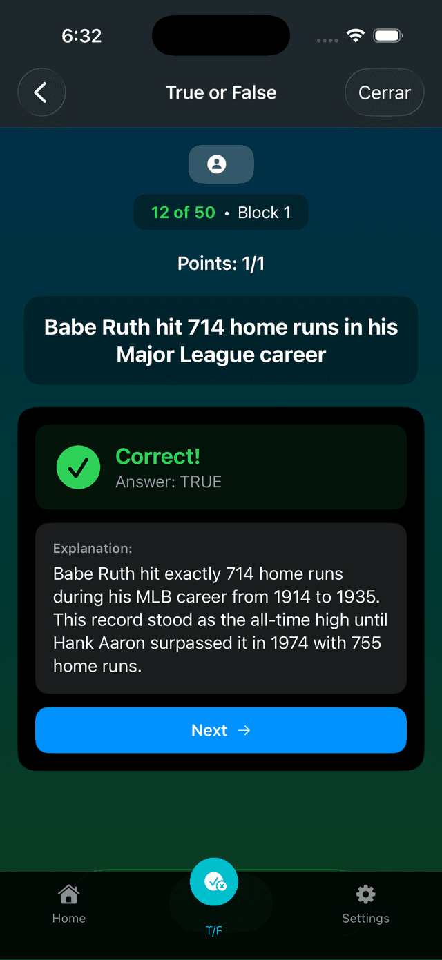 Baseball Trivia One Screenshot 5