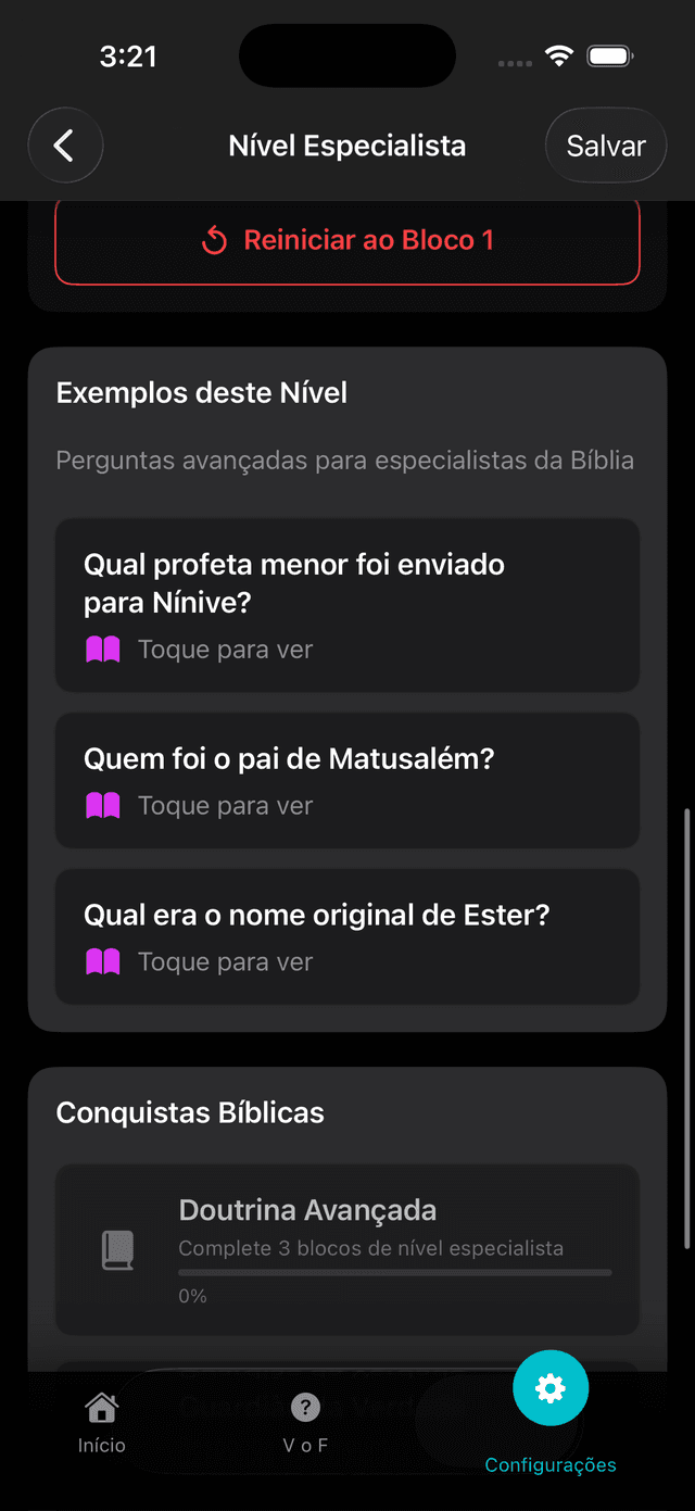 Trivia Biblia Evangélica Screenshot 7