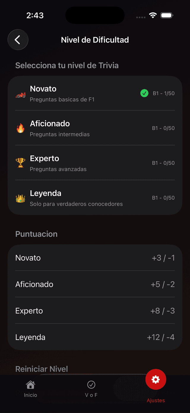 Formula One Trivia Screenshot 6