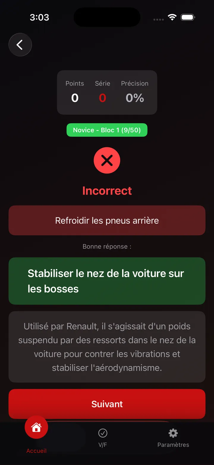 Formula One Trivia Screenshot 2