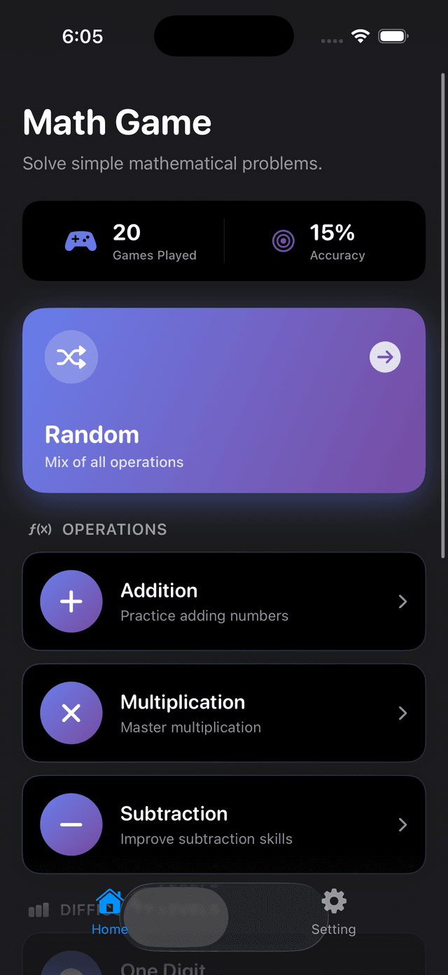 Trivia Math Uno Screenshot 1