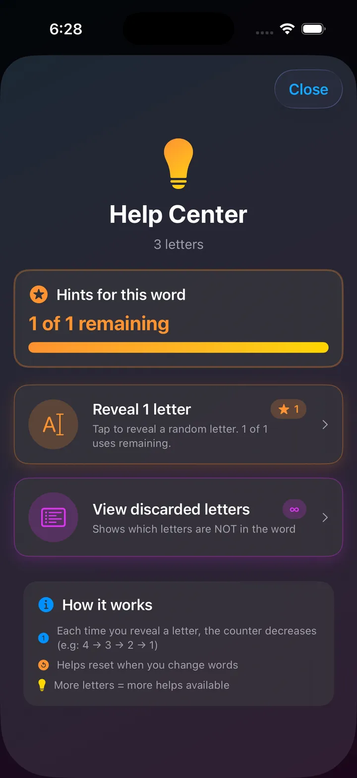 Word Stamina Screenshot 2