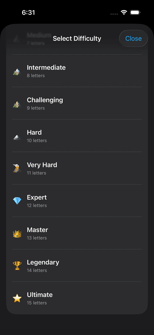 Word Stamina Screenshot 4