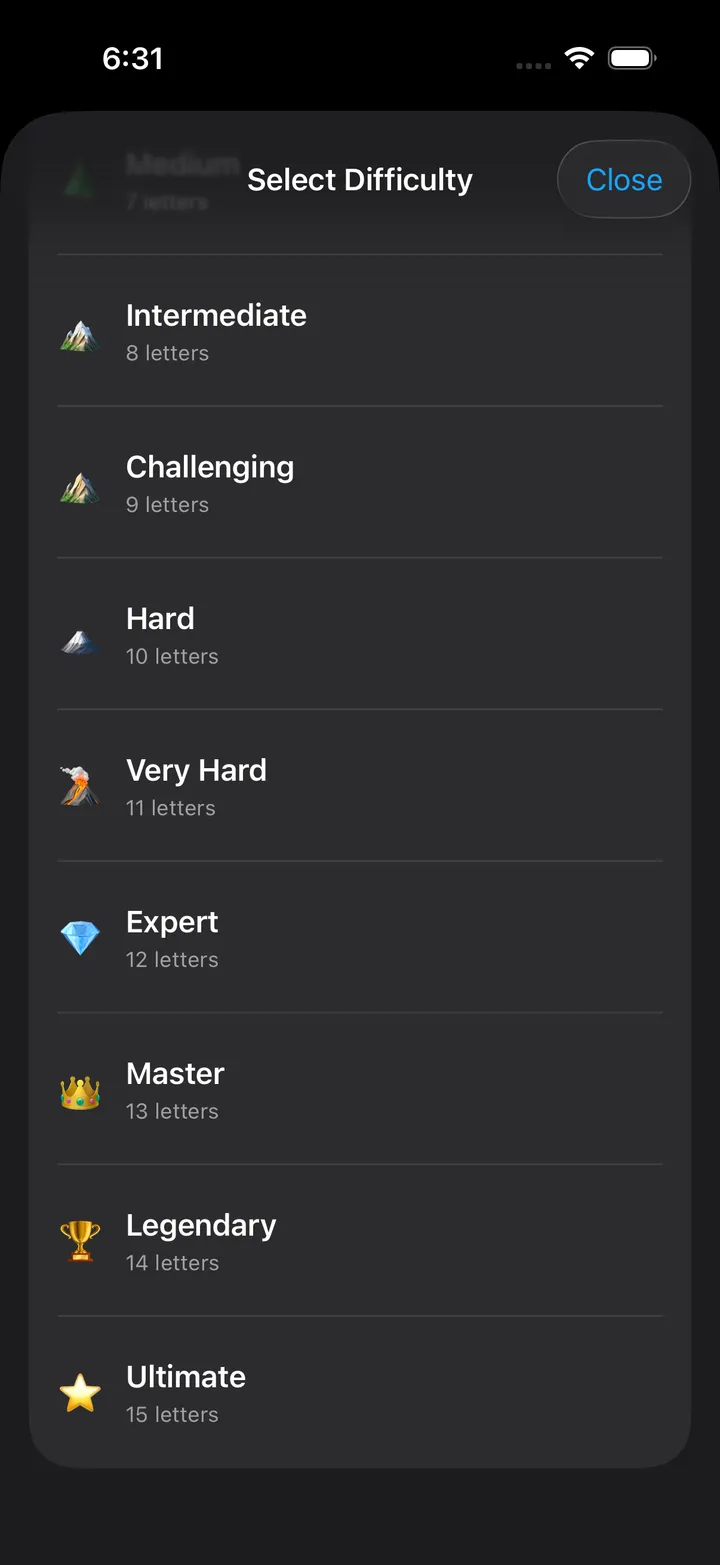 Word Stamina Screenshot 4
