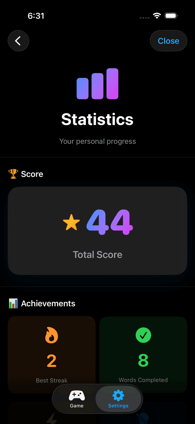 Word Stamina Screenshot 5